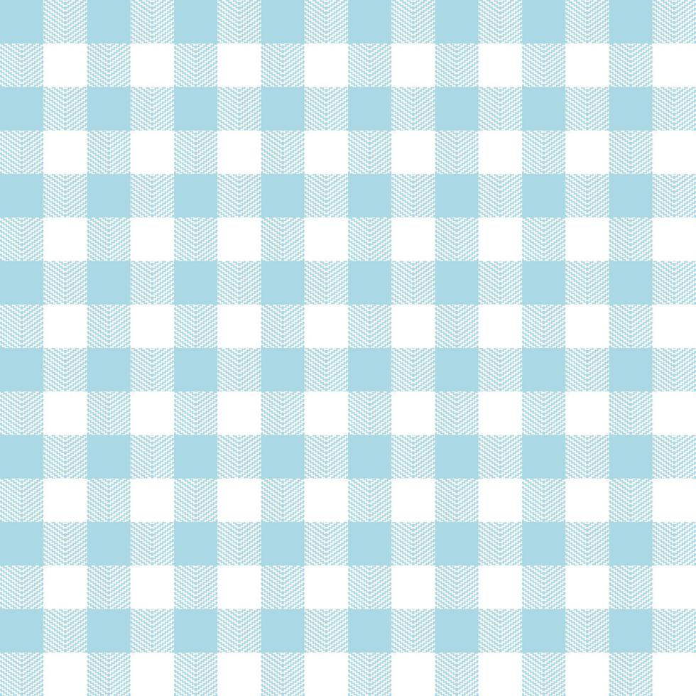 Vichy-Muster in entsättigtem Cyan. Fischgrat texturierte nahtlose geometrische Vichykarokaro-Vektorhintergrundgrafik für Frühlingssommerkleid, Hemd, anderes modernes Modegewebedesign. vektor