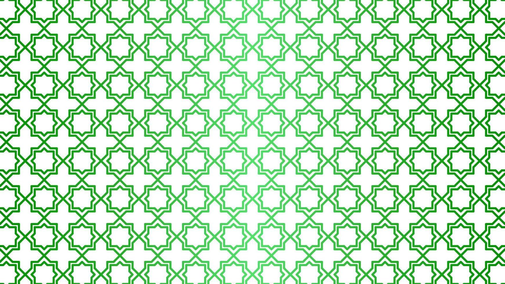 islamic mönster av arabicum geometrisk med skinande grön Färg för ramadan firande i muslim kultur och islam religion. vektor illustration av arab prydnad för dekoration och design grafisk
