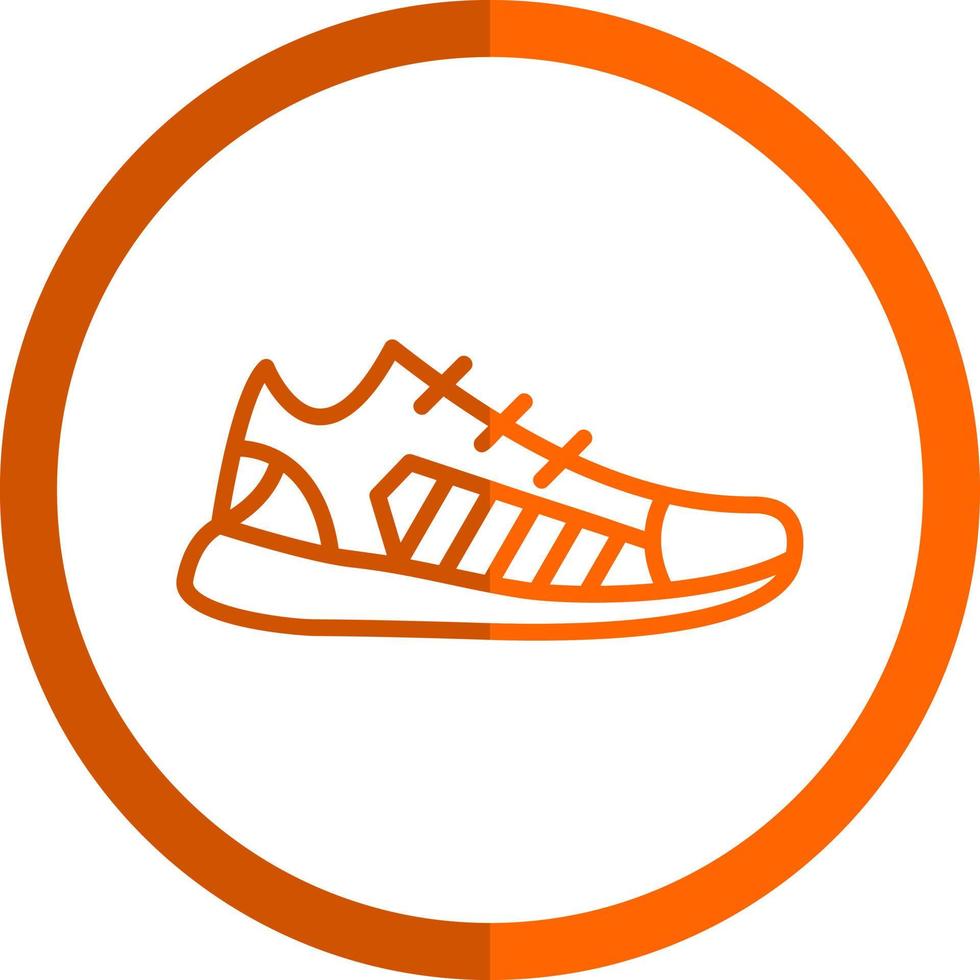 Turnschuhe-Vektor-Icon-Design vektor