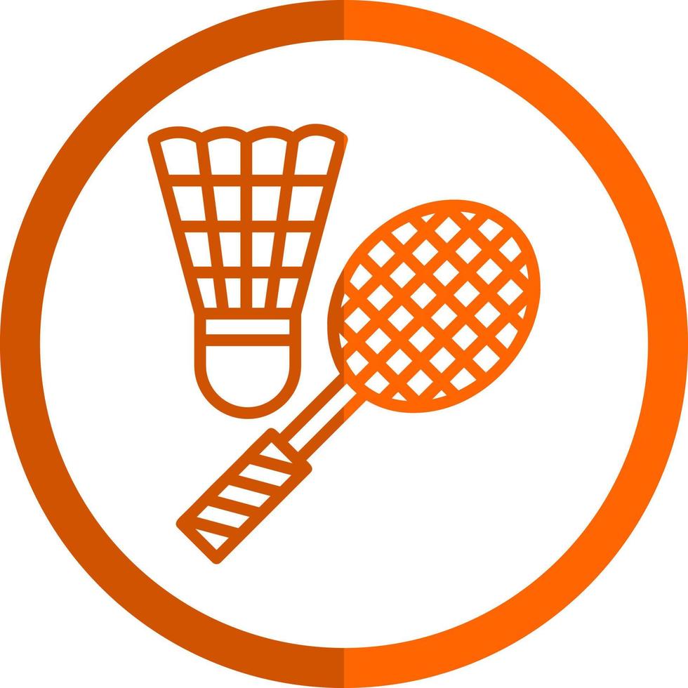 badminton vektor ikon design