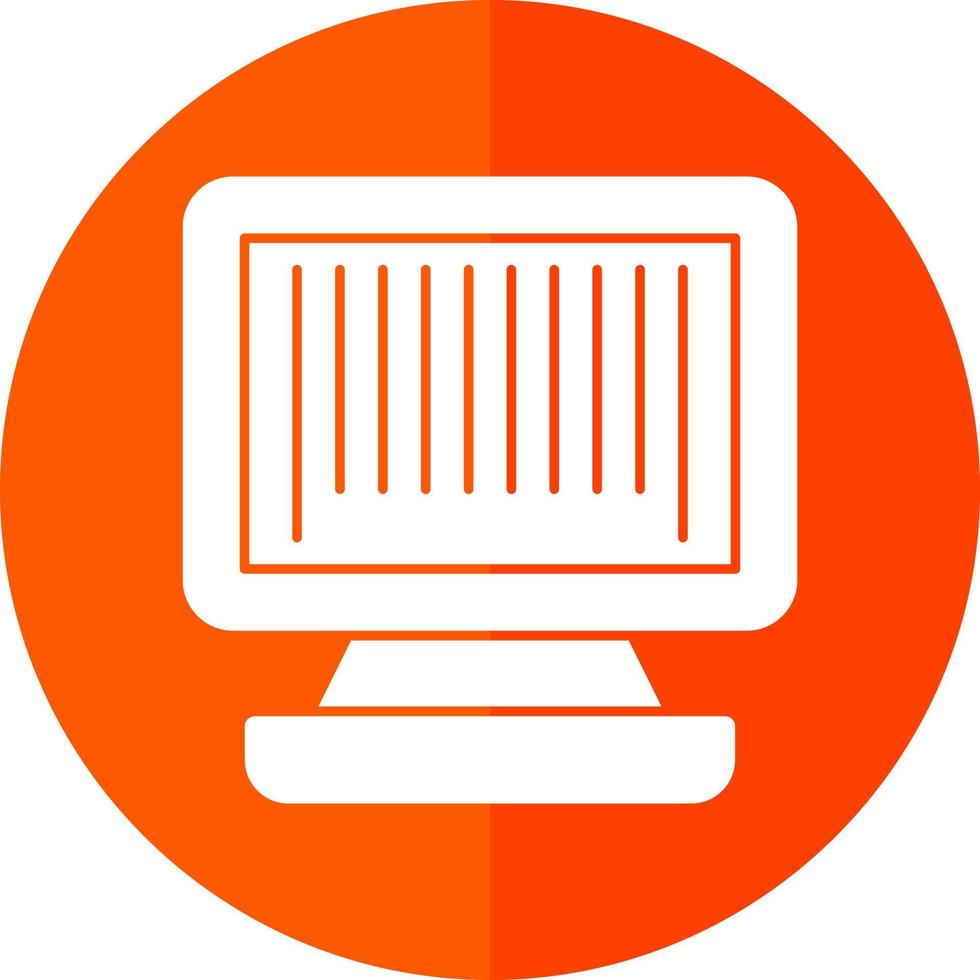 Barcode-Vektor-Icon-Design vektor