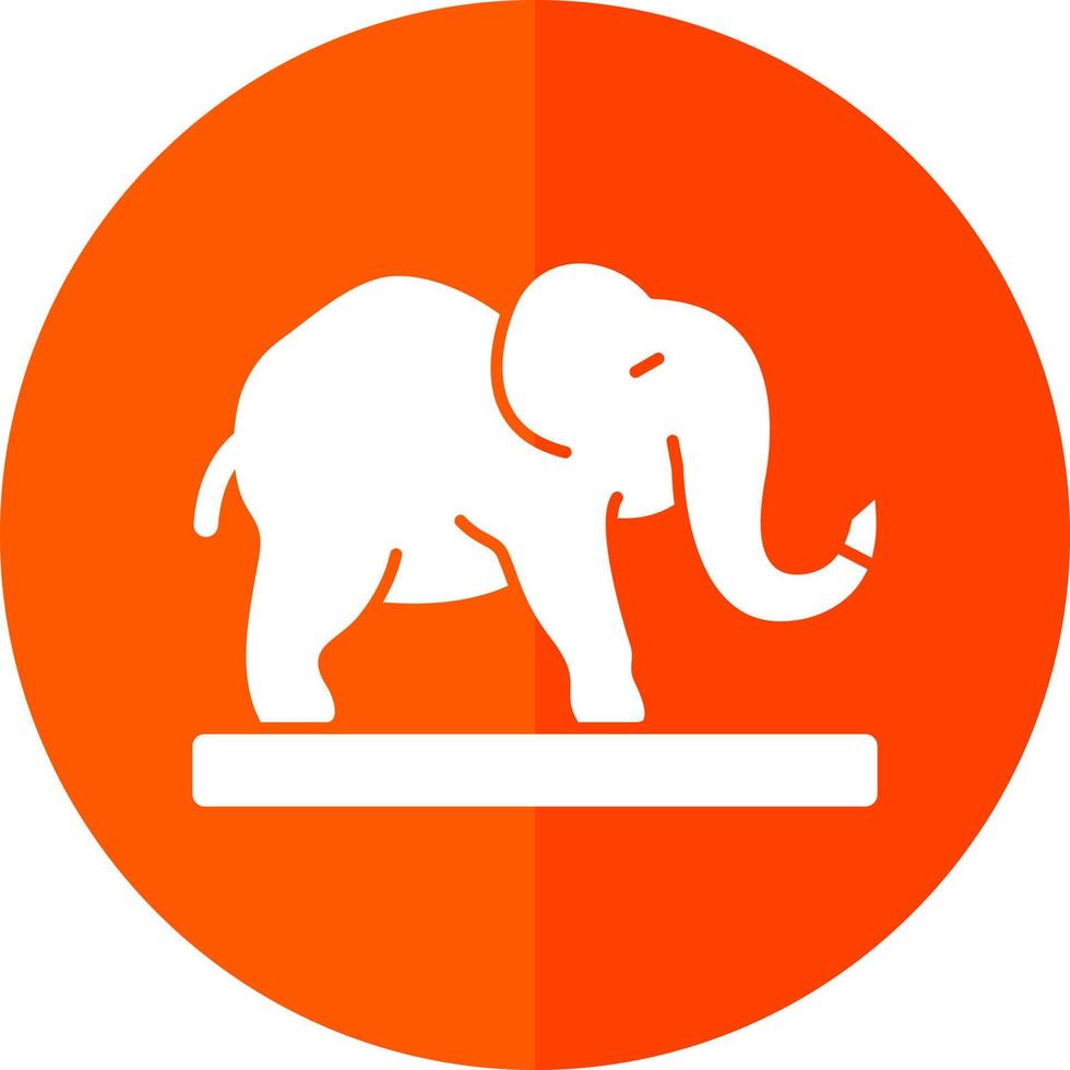 Elefant-Vektor-Icon-Design vektor