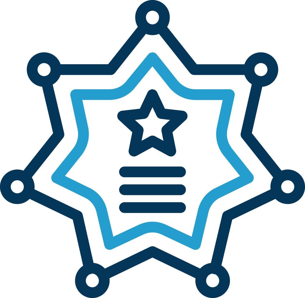 Sheriff-Vektor-Icon-Design vektor