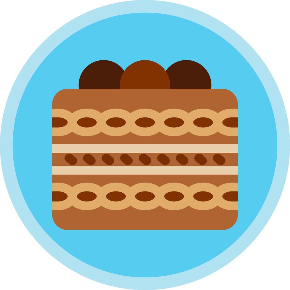 Tiramisu-Vektor-Icon-Design vektor