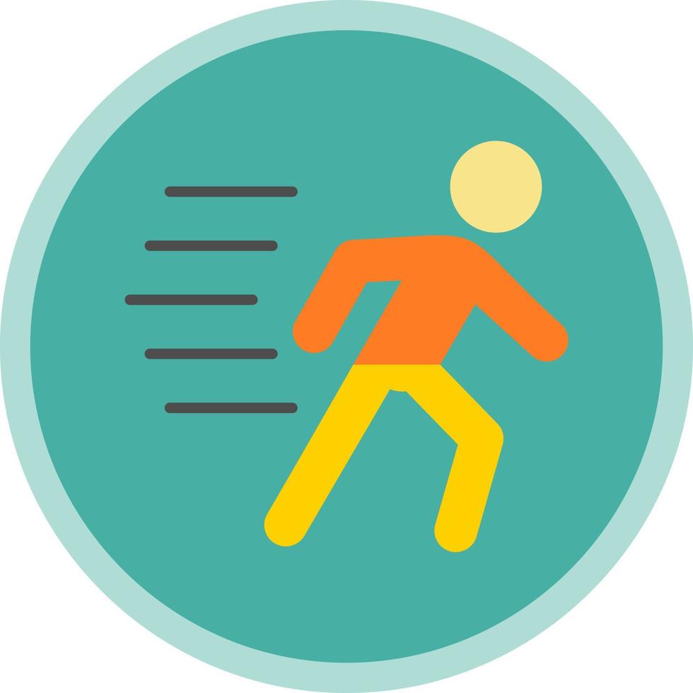 Vektor-Icon-Design für laufende Personen vektor
