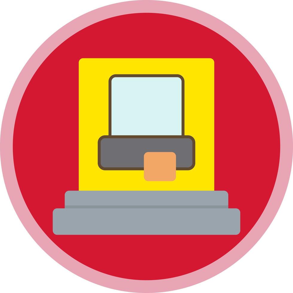 Ticket Office-Vektor-Icon-Design vektor