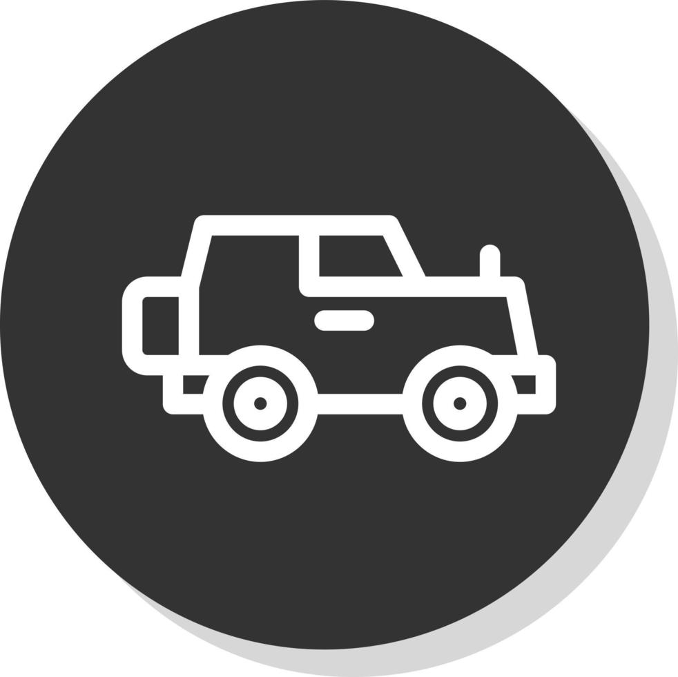 Offroad-Vektor-Icon-Design vektor