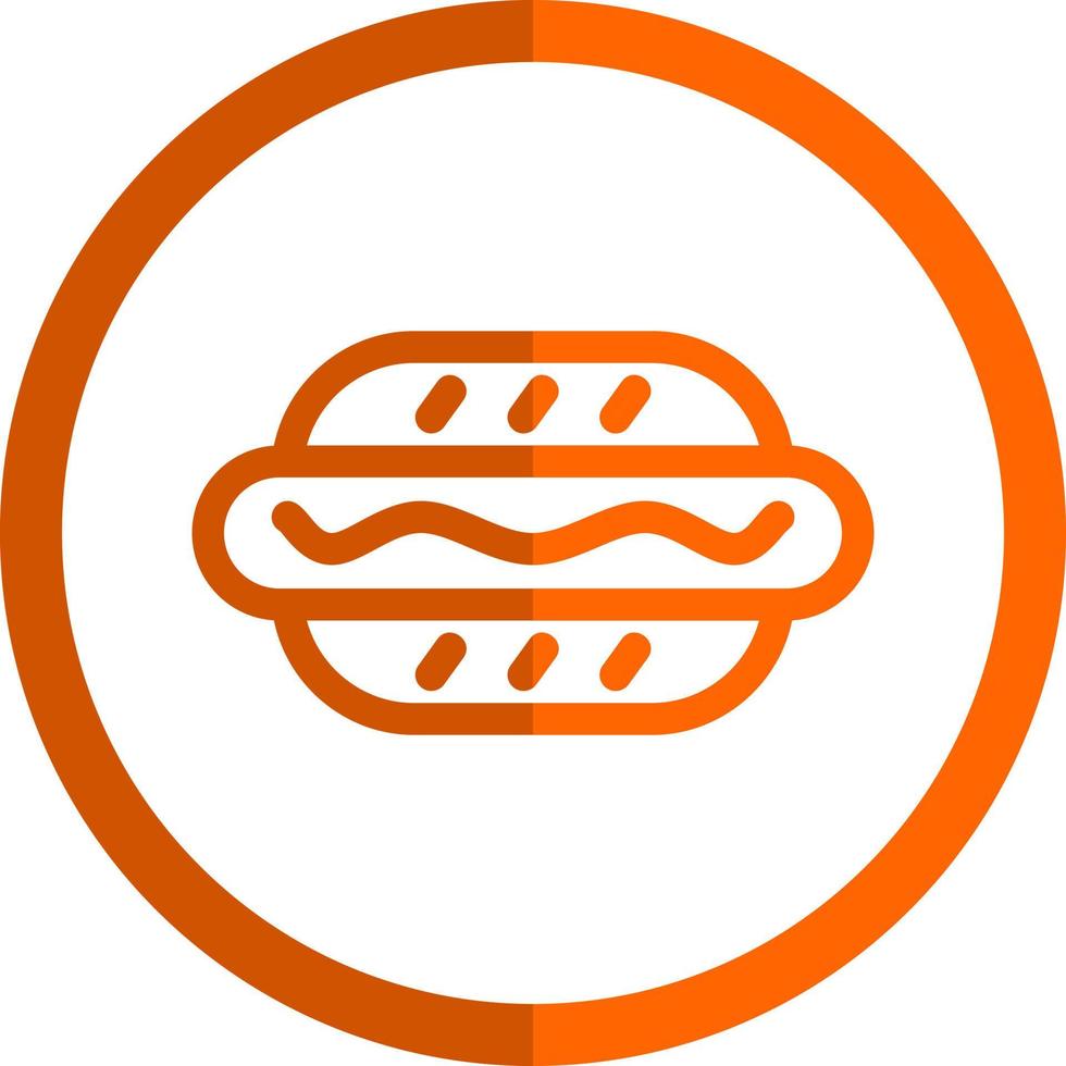 Hot-Dog-Vektor-Icon-Design vektor