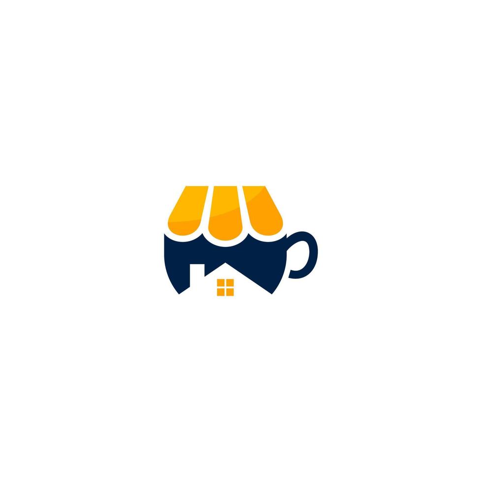 vektor logotyp illustration grafisk av dricka varm kaffe kopp perfekt för Kafé affär eller kaffe affär logotyp.