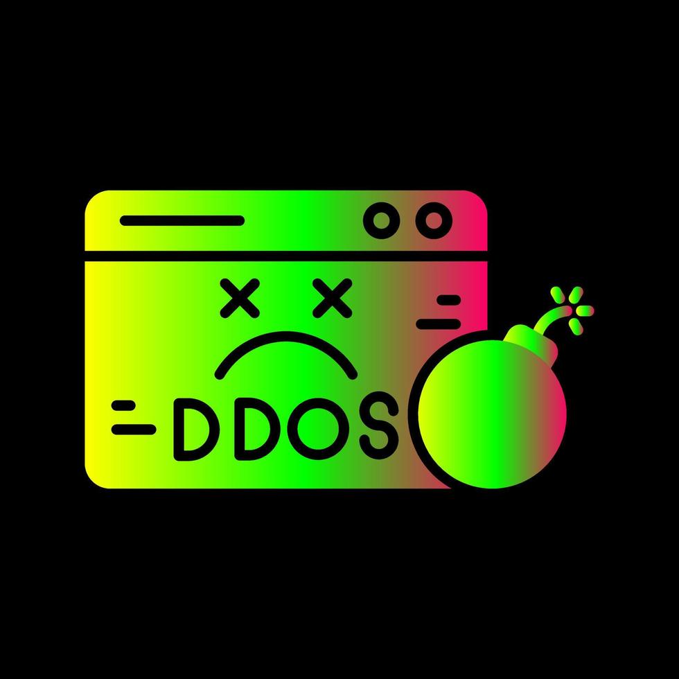 ddos-Vektorsymbol vektor