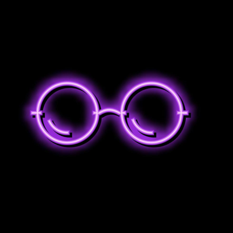 runde Brille optische Farbsymbol-Vektorillustration vektor
