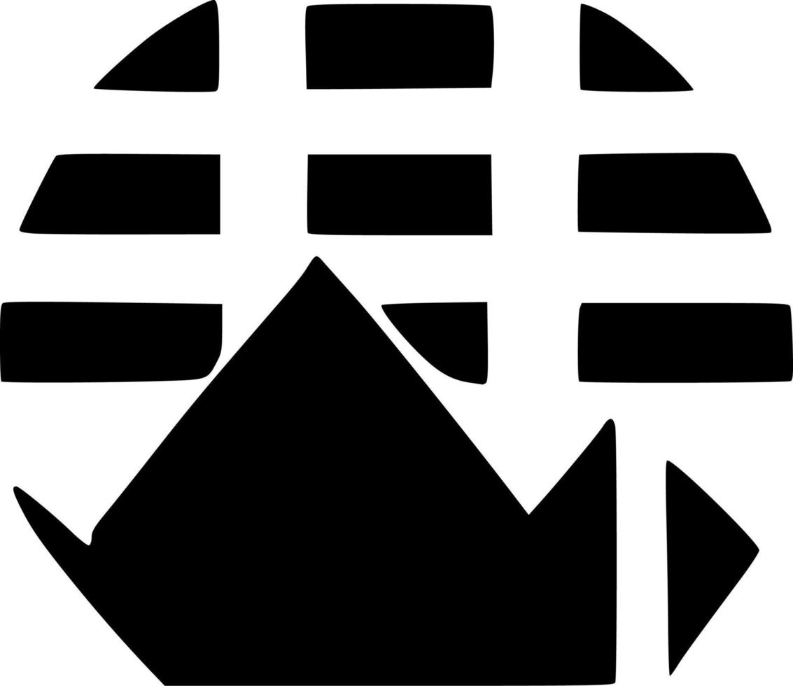 vektor illustration av berg ikon