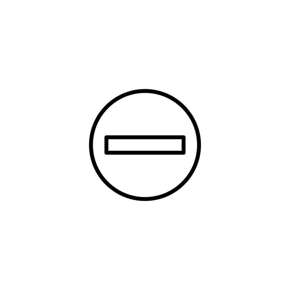 knapp ikon med översikt stil vektor