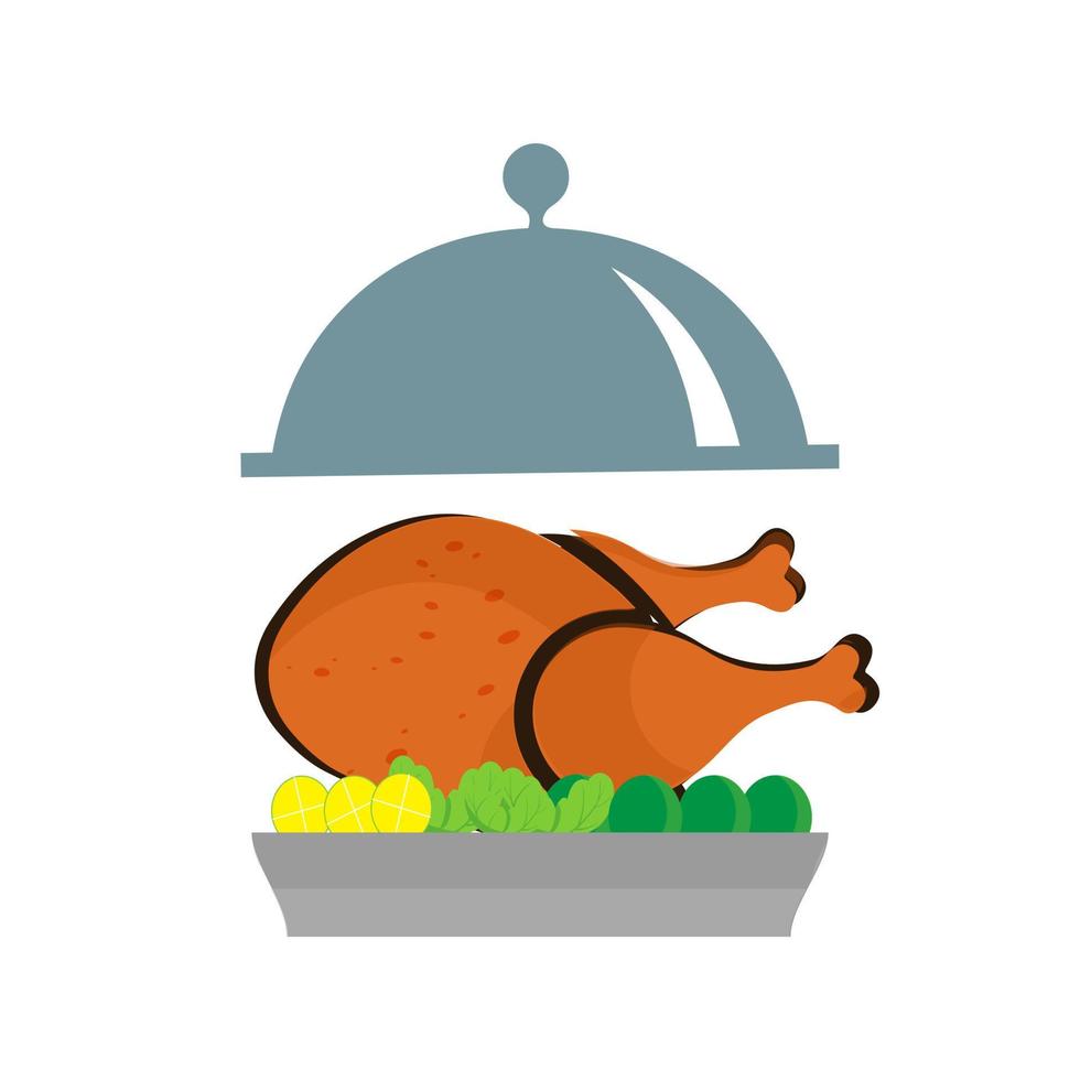 gebraten Hähnchen Bein Karikatur Charakter. braten Hähnchen Bein Maskottchen. Vektor Illustration von ein gebraten Hähnchen Symbol. ganze braten Hähnchen. Bein Geflügel Vektor Emoticon.