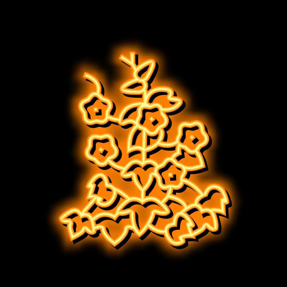 Morgen Ruhm Neon- glühen Symbol Illustration vektor