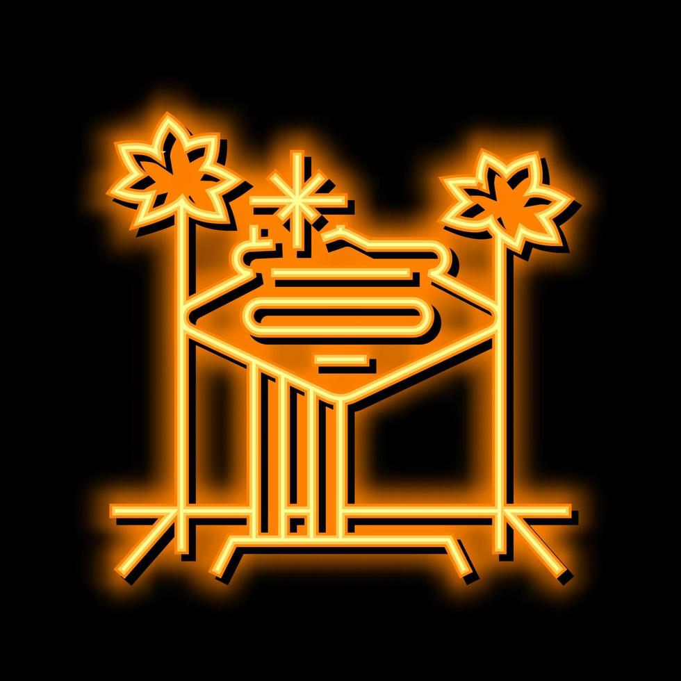 las Vegas Neon- glühen Symbol Illustration vektor