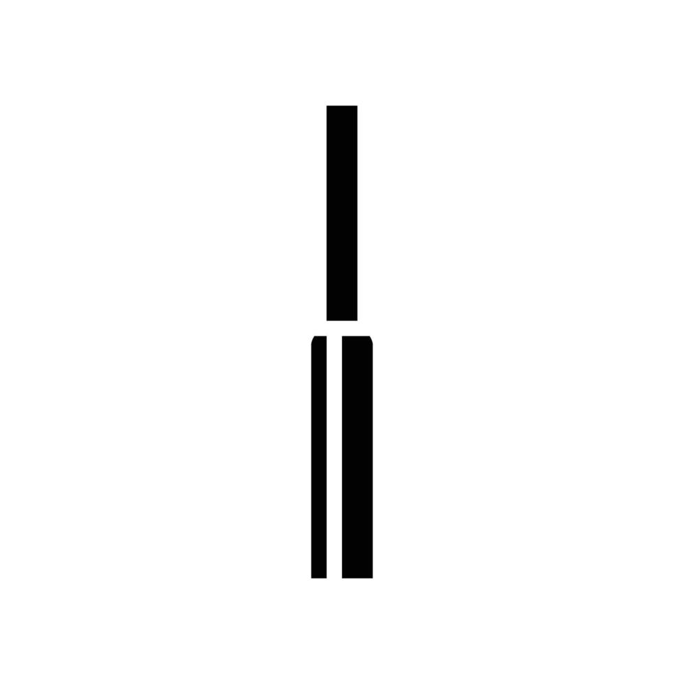 Single Strand Draht Glyphe Symbol Vektor Illustration