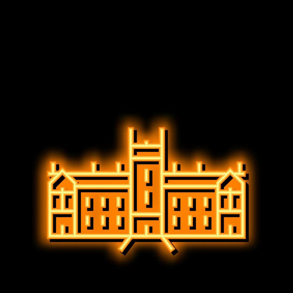 Sydney Universität Neon- glühen Symbol Illustration vektor