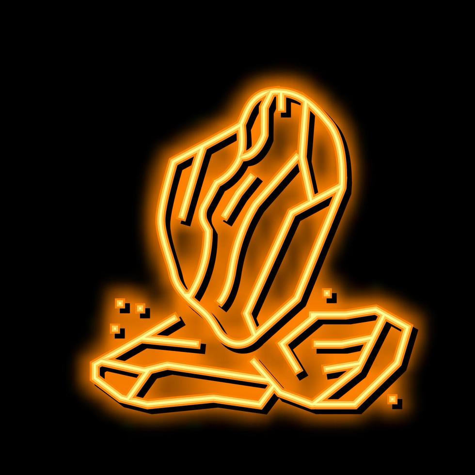 Amphetamine Droge Neon- glühen Symbol Illustration vektor