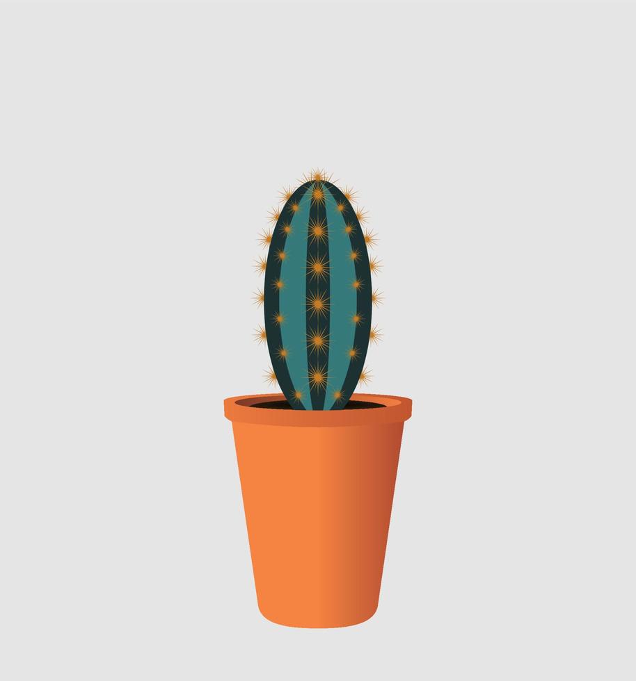 kaktus träd ikon för Hem dekoration vektor