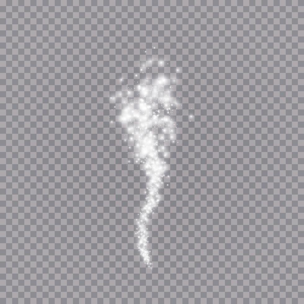 abstrakt ljus virvel tornado magisk belysning. virvelvind eller orkan. vektor illustration isolerade bakgrund