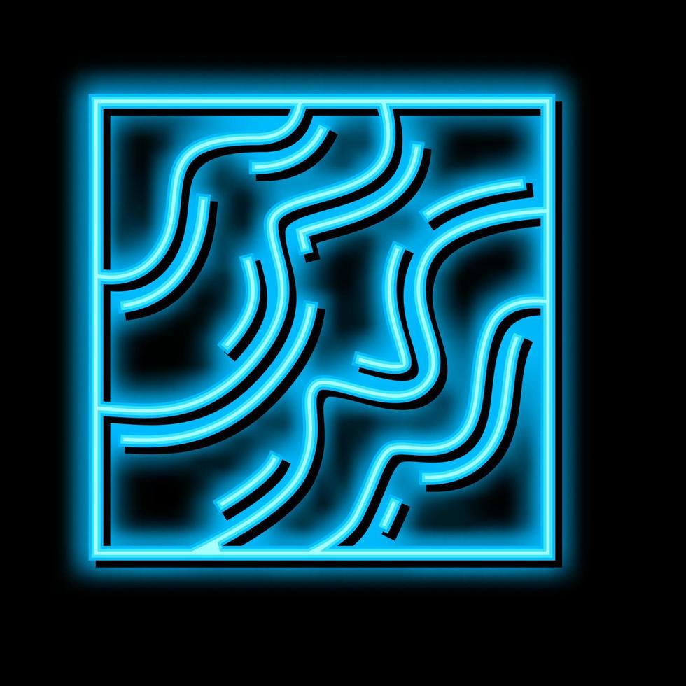 Bild Harz Kunst Neon- glühen Symbol Illustration vektor