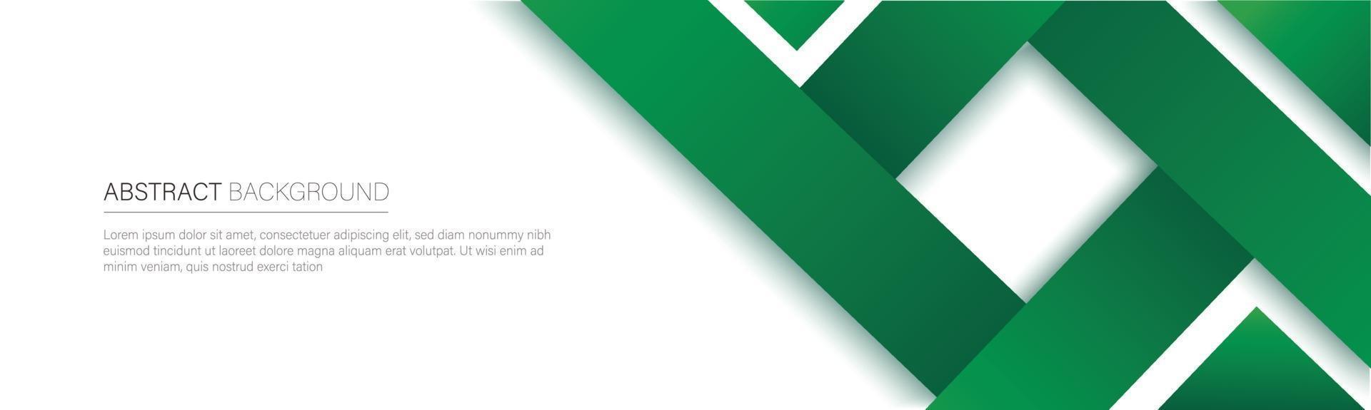 moderne grüne Linie Banner. Vektorillustration vektor
