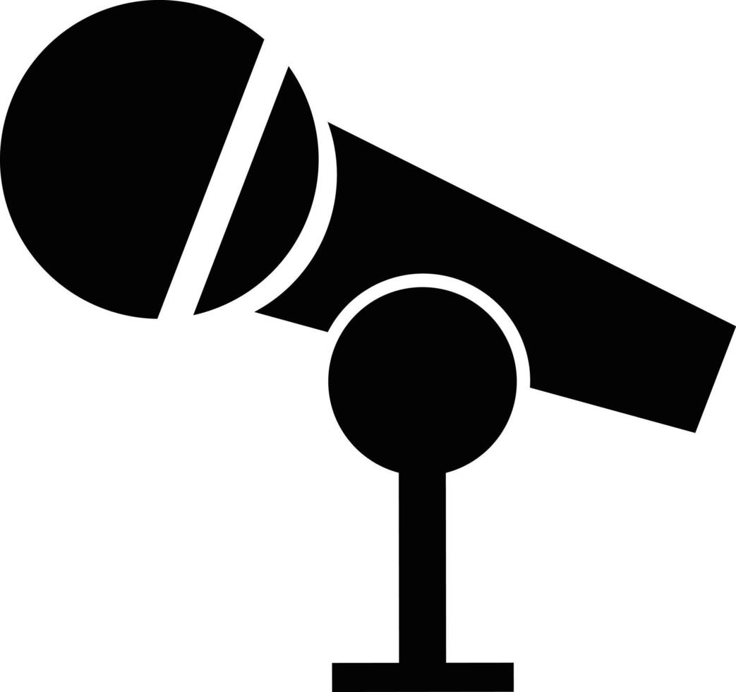 Mikrofon Stand und Mikrofon Vektor Symbol.