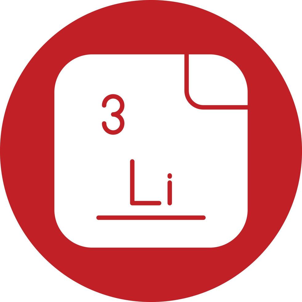 Lithium Vektor Symbol