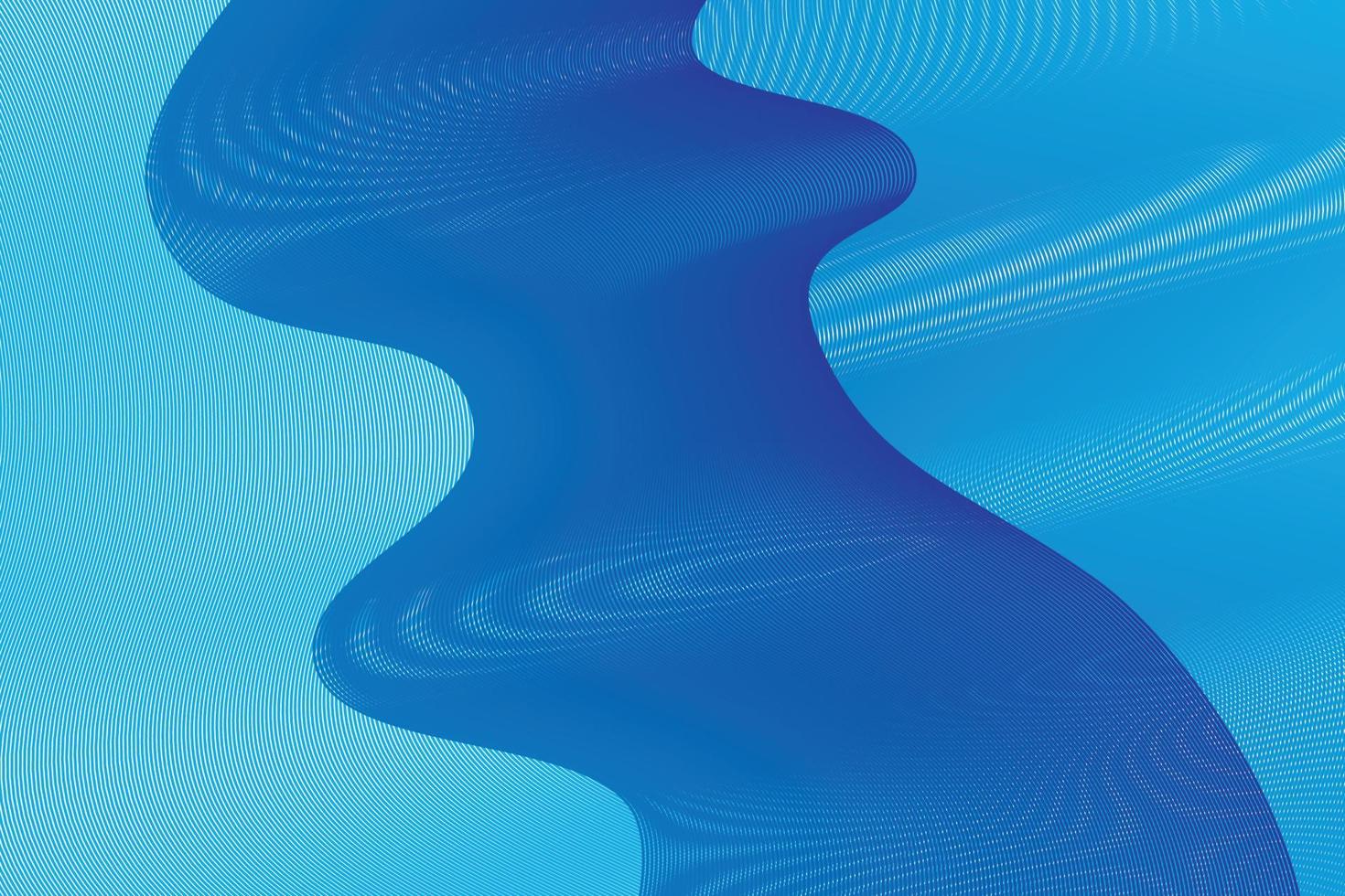 Blau Gradient Welle abstrakt Hintergrund. modern Grafik zum Landung Seite und Computer Desktop Hintergrund. 3d Vektor