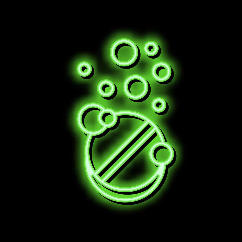 piller fytoterapi neon glöd ikon illustration vektor