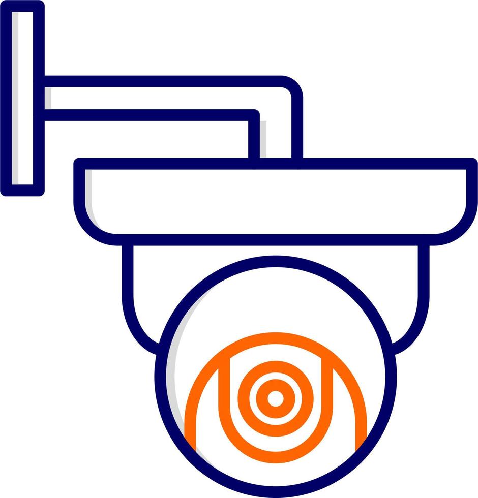 CCTV-Kamera-Vektorsymbol vektor