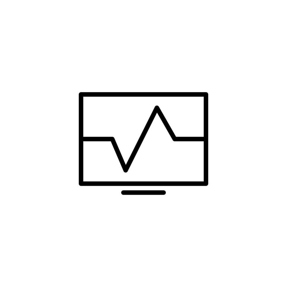 medicinsk uppgifter ikon med översikt stil vektor