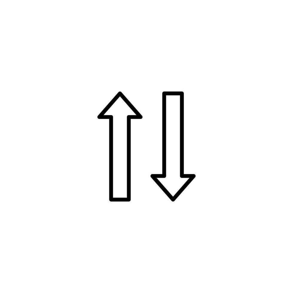 Navigation Symbol mit Gliederung Stil vektor