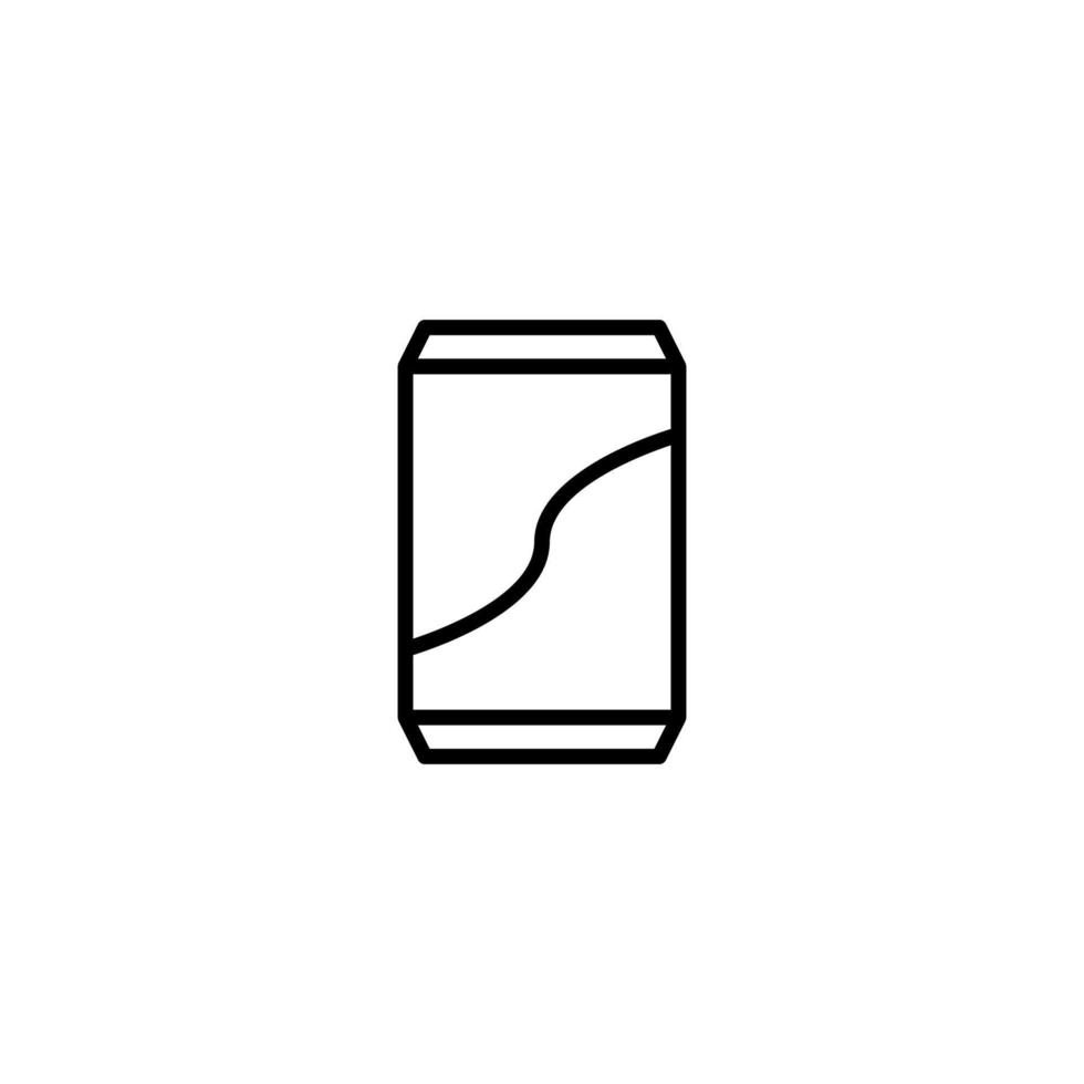 dryck ikon med översikt stil vektor