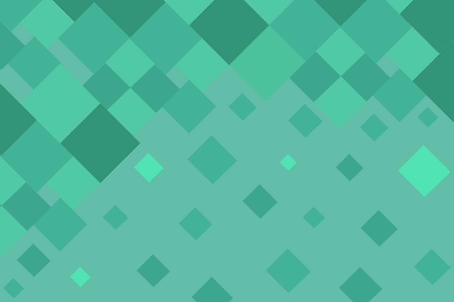grön fyrkantig mosaikbakgrund med geometriska rutor vektor