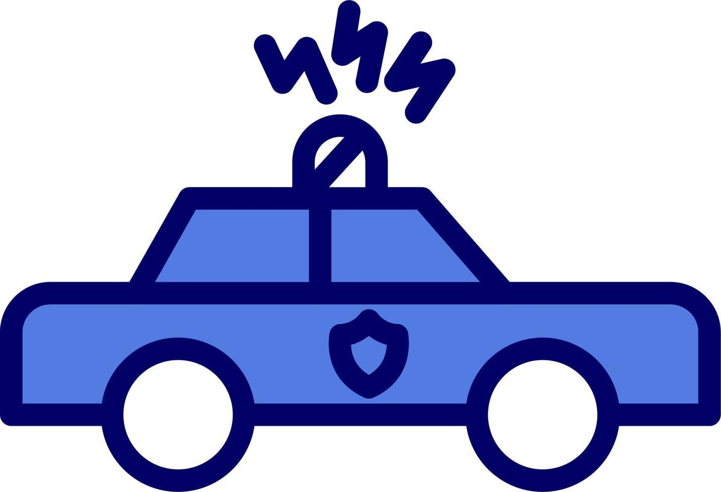 patrouillieren Auto Vektor Symbol