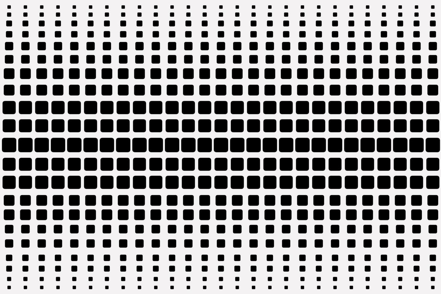 vackert rundat svart fyrkantigt mönster vektor