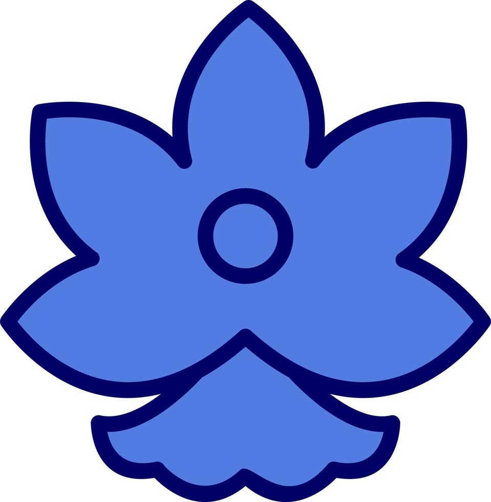 Orchidee Vektor Symbol