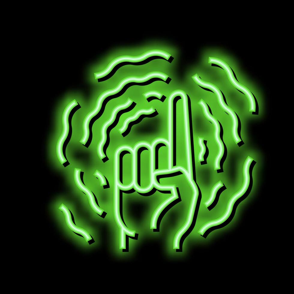 tawhid Philosophie Neon- glühen Symbol Illustration vektor