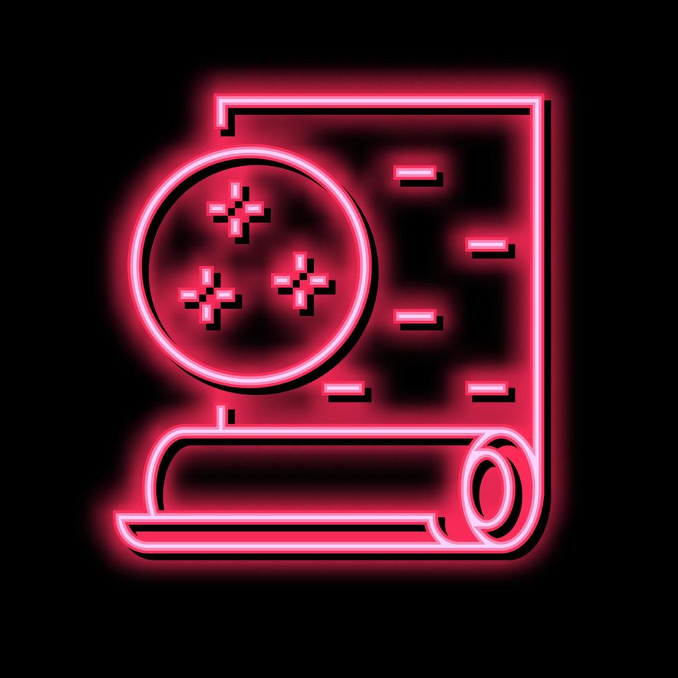 Vinyl Hintergrund Neon- glühen Symbol Illustration vektor