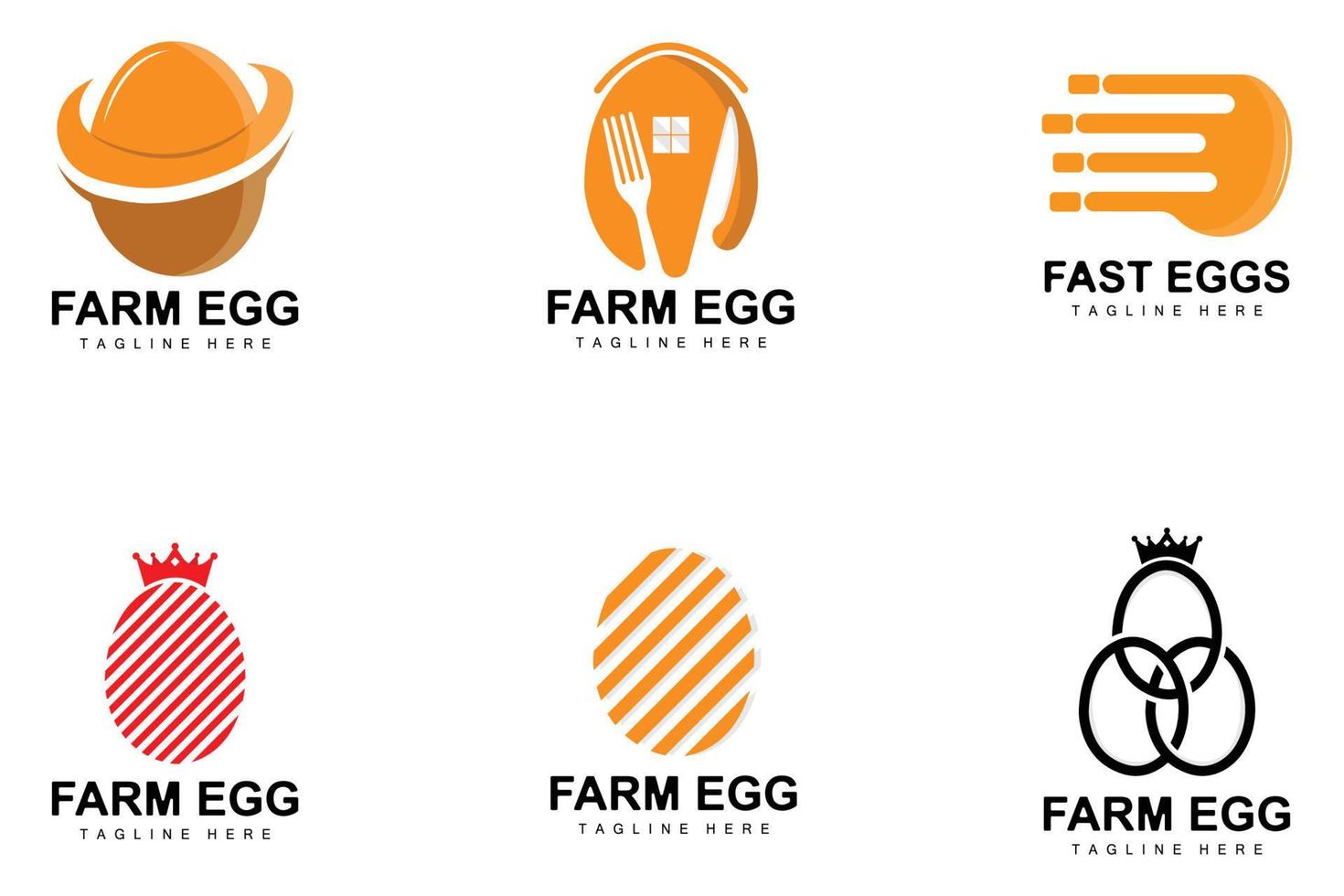 ägg logotyp, ägg bruka design, kyckling logotyp, asiatisk mat vektor