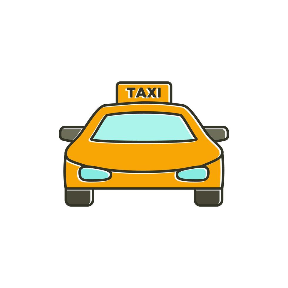 Taxi Symbol Vektor Logo Vorlage