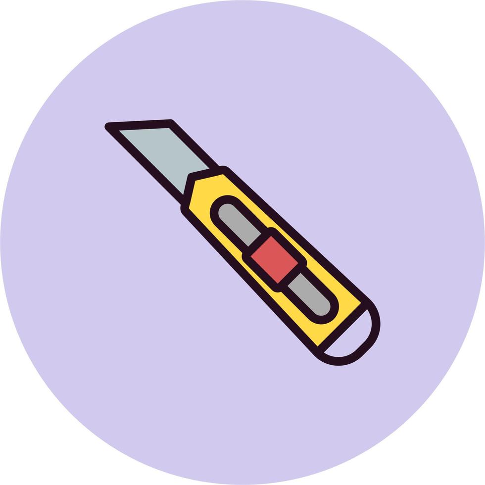 Cutter Werkzeug Vektor Symbol