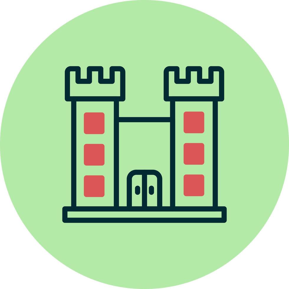 Schloss-Vektor-Symbol vektor