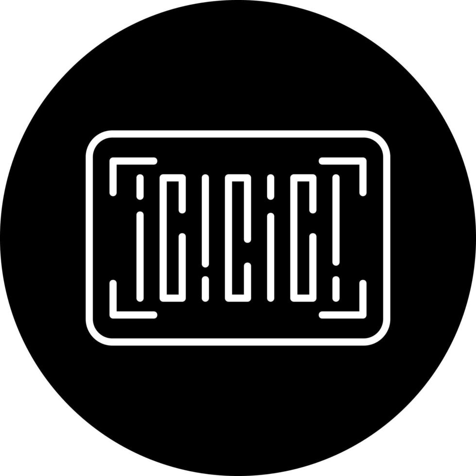 Barcode-Vektorsymbol vektor