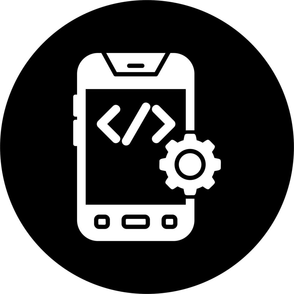 app utveckling vektor ikon