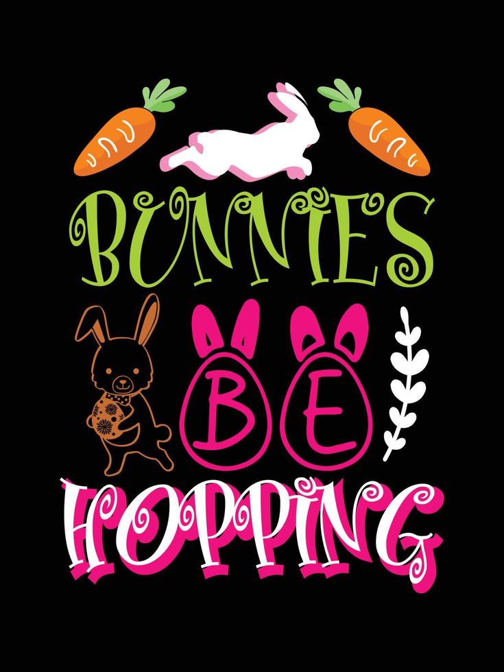 Ostern Tag Typografie Ei Beschriftung T-Shirt Design Urlaub Gruß süß Hase Vektor Kunst