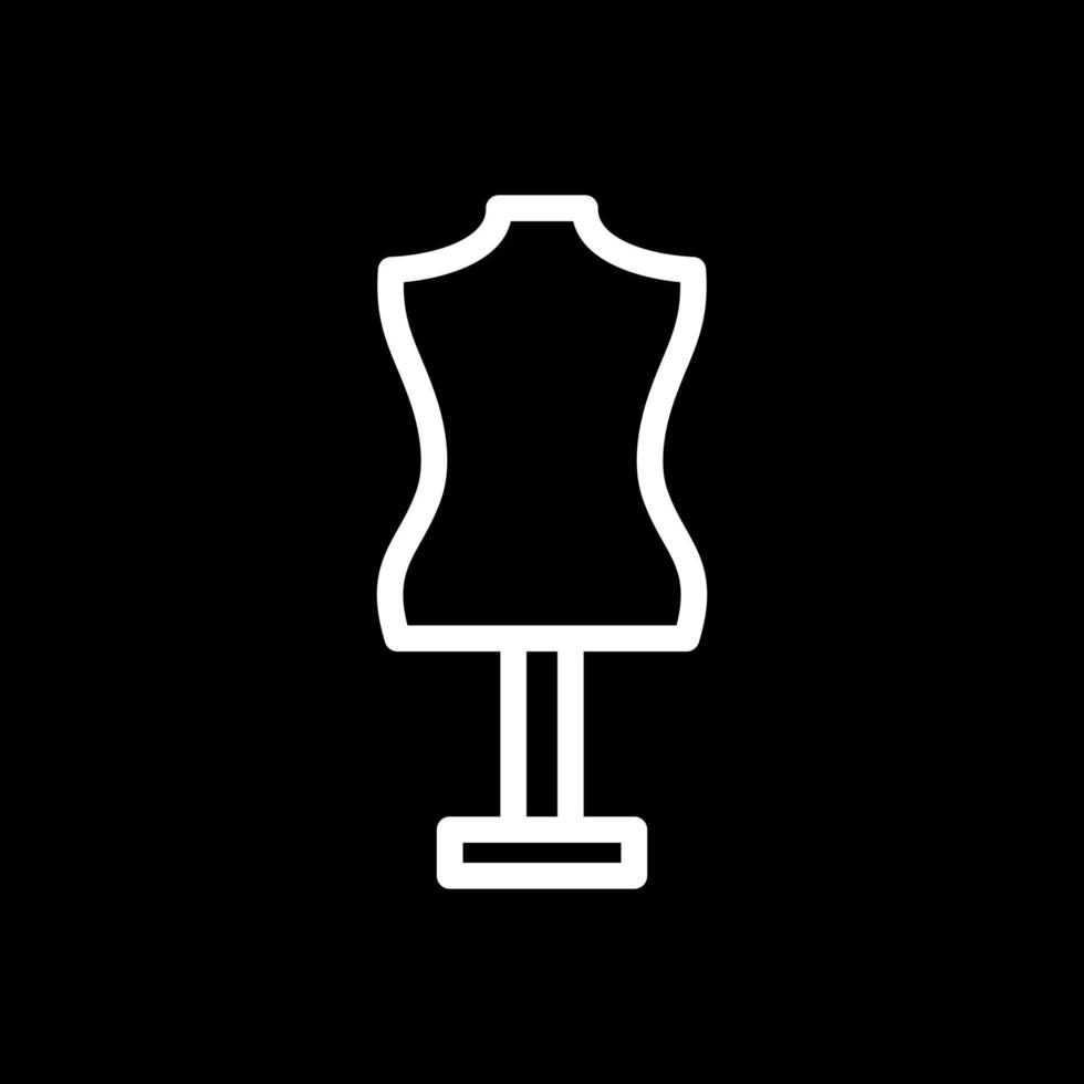 Mannequin-Vektor-Icon-Design vektor