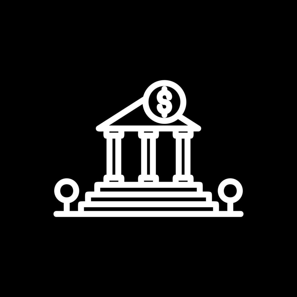 Bank-Vektor-Icon-Design vektor